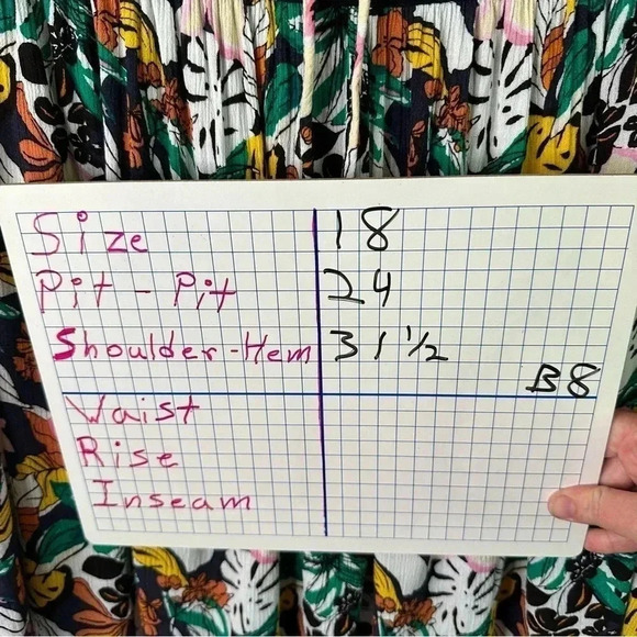 Lane Bryant sleepless, top floral, bohemian casual gathered plus size 18 - Picture 9 of 9